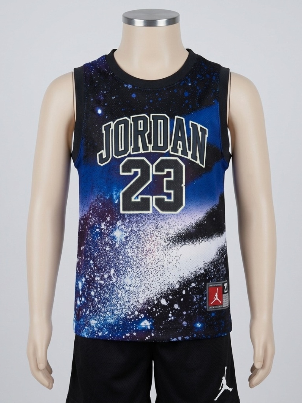 Jordan Galaxy Print Boys' Tank Top in Blue and Black 2 pcs NWT BOYS 6